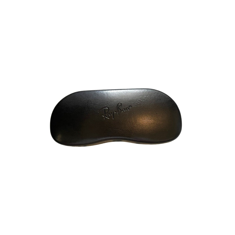Ray-Ban Black Hard Shell Sunglasses Case with Grey Felt Interior Logo Accessory